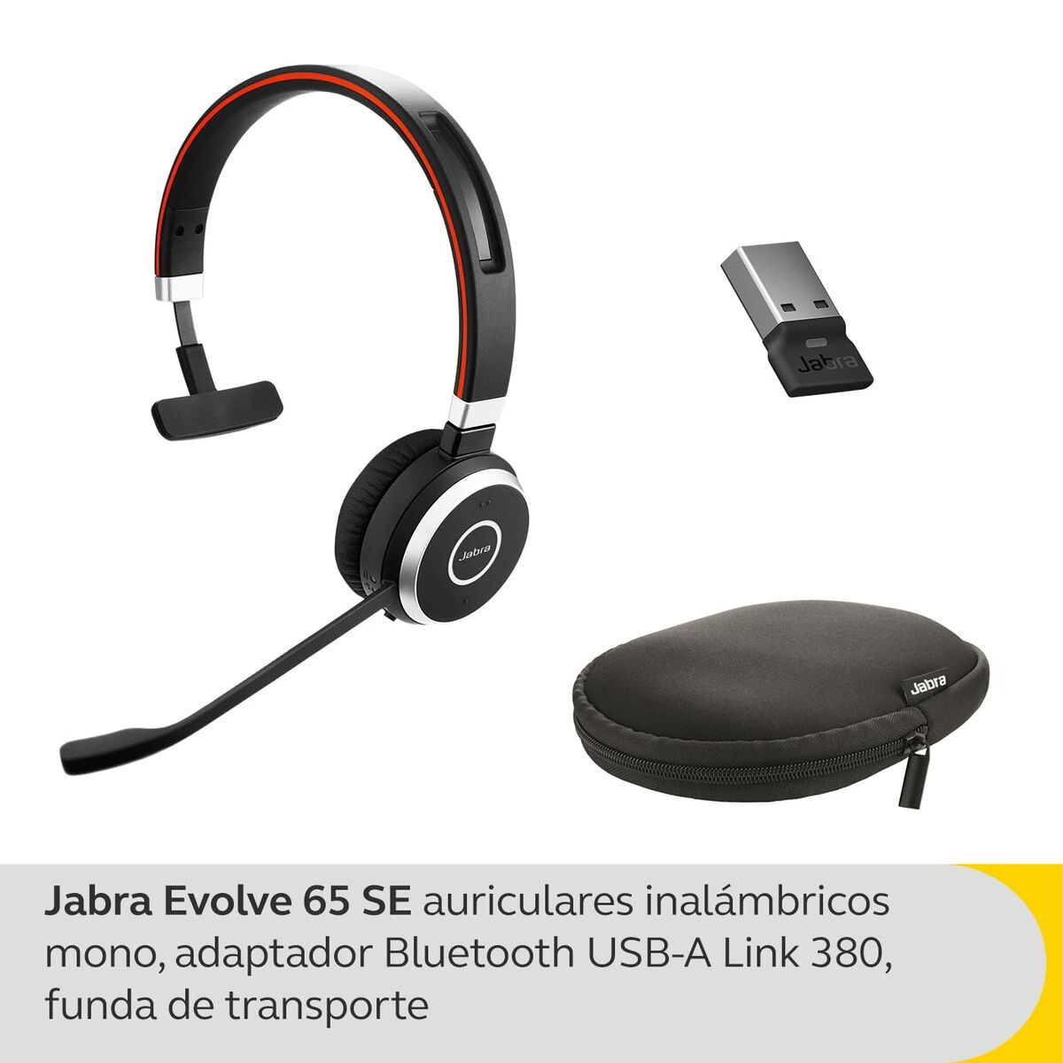 Hörlurar med Mikrofon Jabra 6593-833-309 Svart - 2