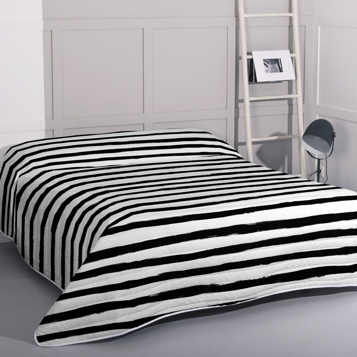 Sängöverdrag HappyFriday Blanc Stripes Multicolour 260 x 260 cm - 8