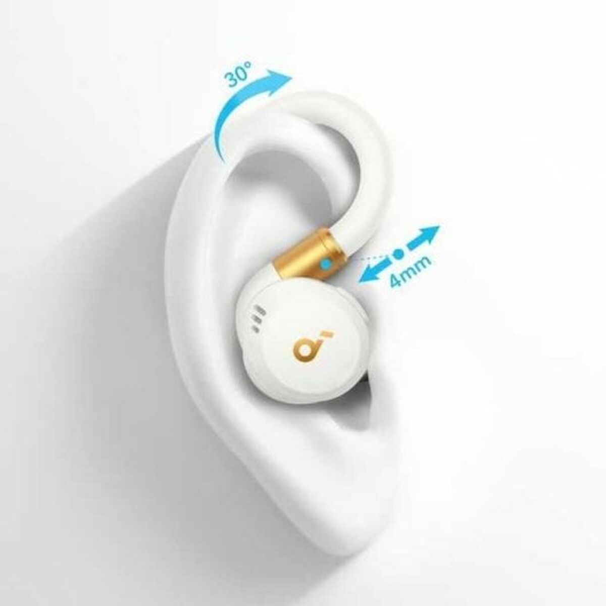 Ear Bluetooth hörlurar Soundcore Vit - 2