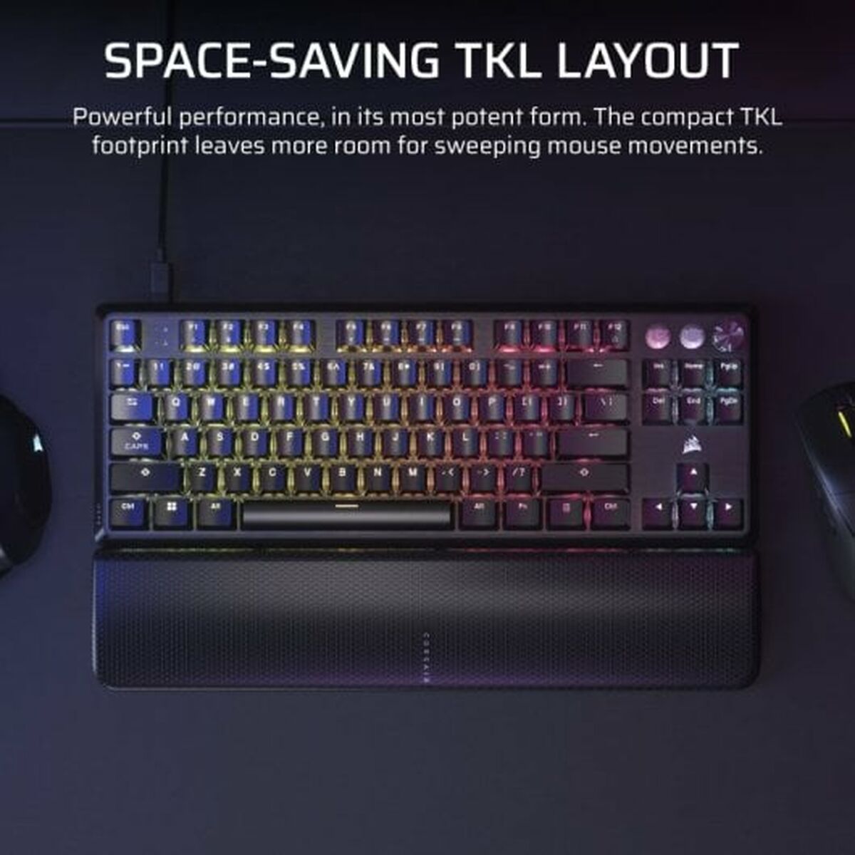 Trådlöst Tangentbord Corsair Svart - 3