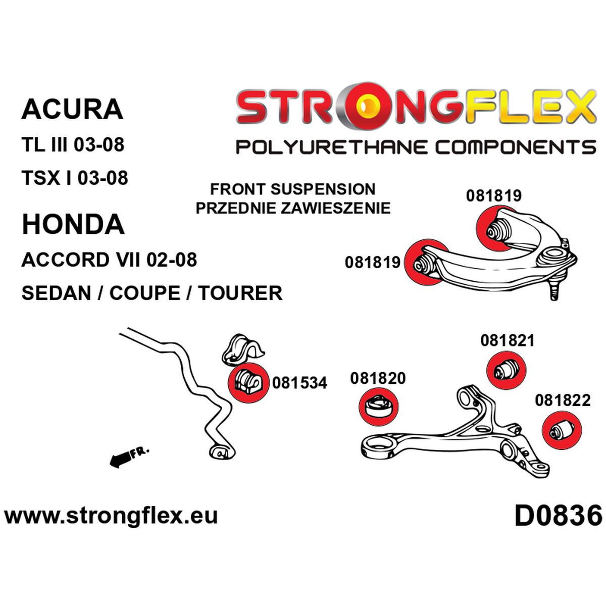 Silentblock Strongflex STF081822A - 2