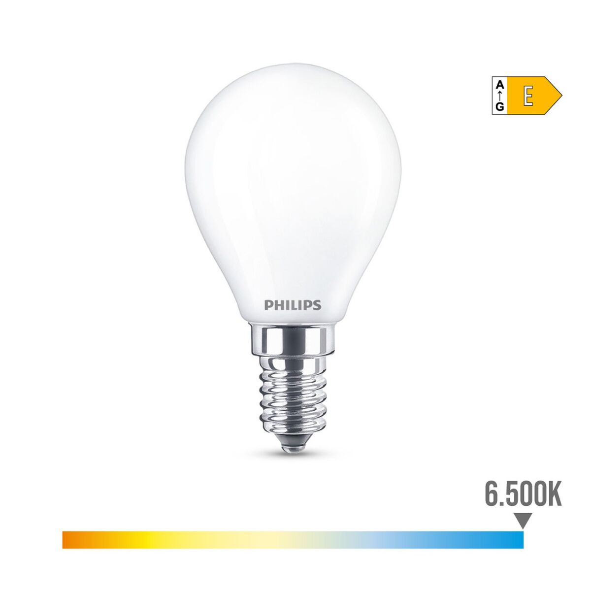 LED-lampa Philips E 6,5 W E14 806 lm Ø 4,5 x 8 cm (6500 K) - 7