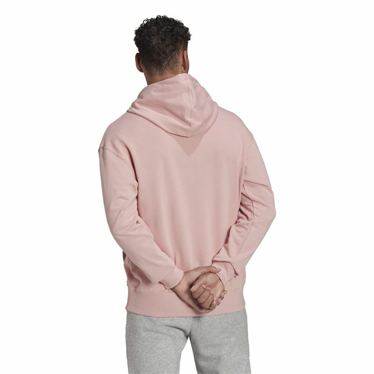 Tröja med huva Herr Adidas Essentials Rosa - 3