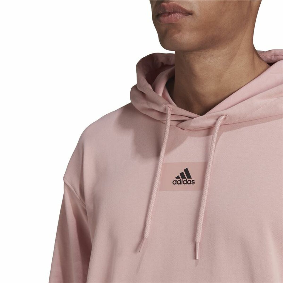 Tröja med huva Herr Adidas Essentials Rosa - 5