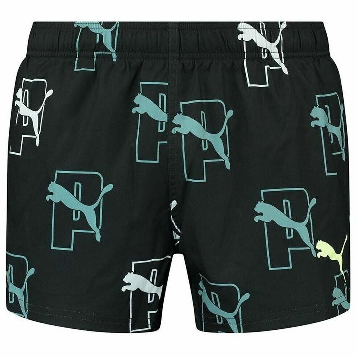 Baddräkt Herr Puma Swim Print Cat Logo Svart