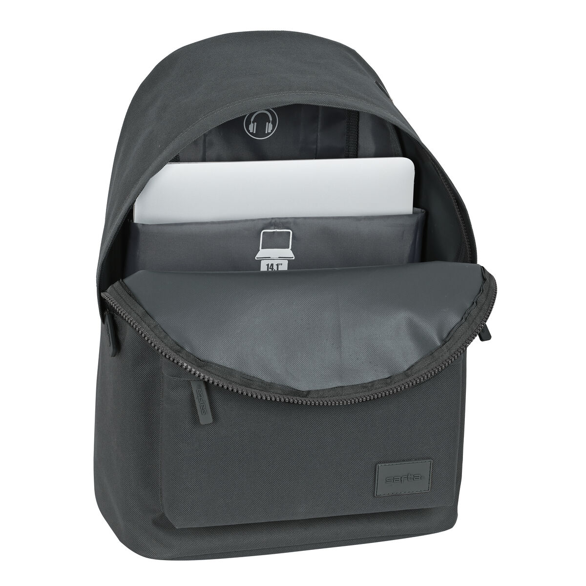 Laptopryggsäck Safta   14,1'' 31 x 41 x 16 cm Grå - 4