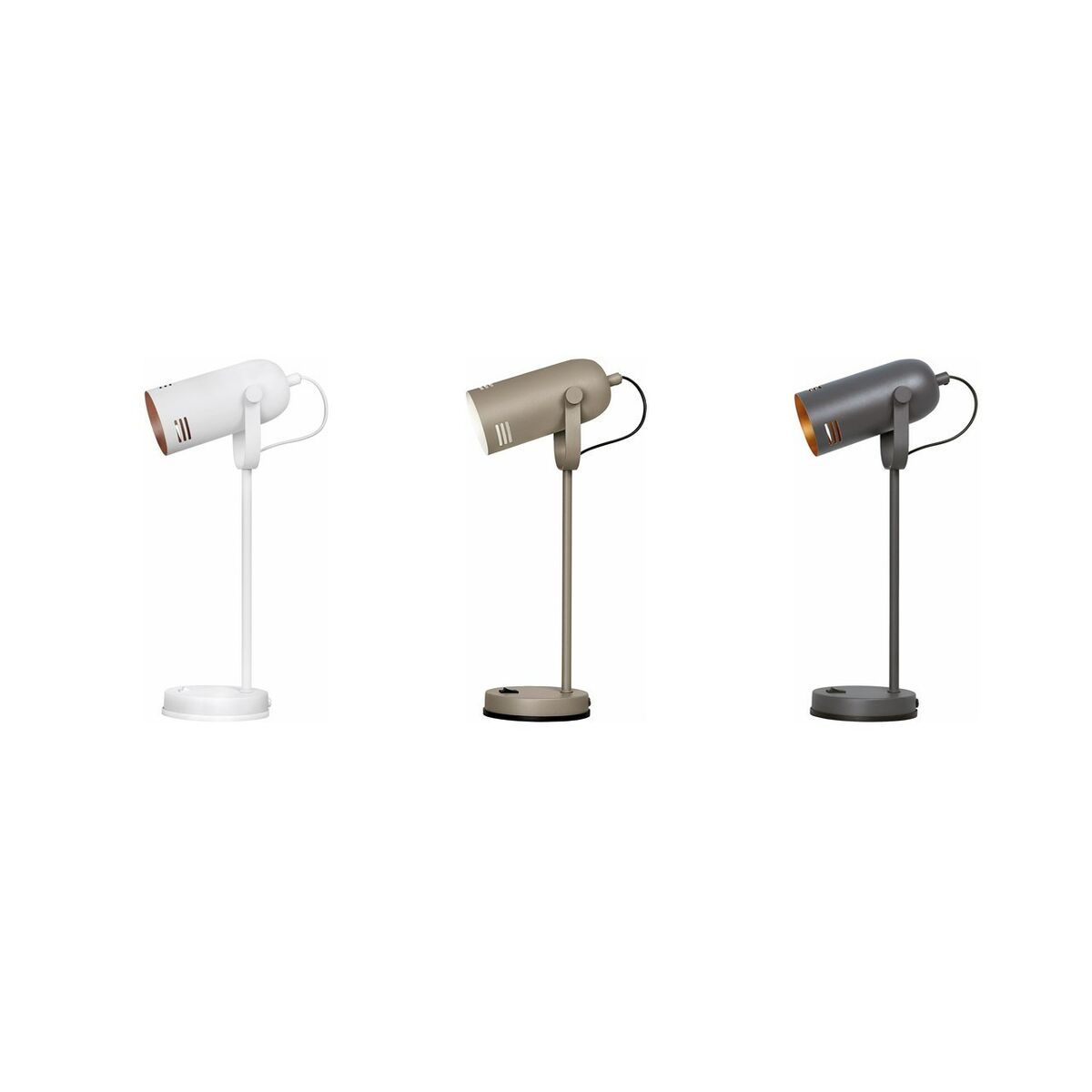 Bordslampa Activejet AJE-NICOLE White Vit Metall Plast - 5
