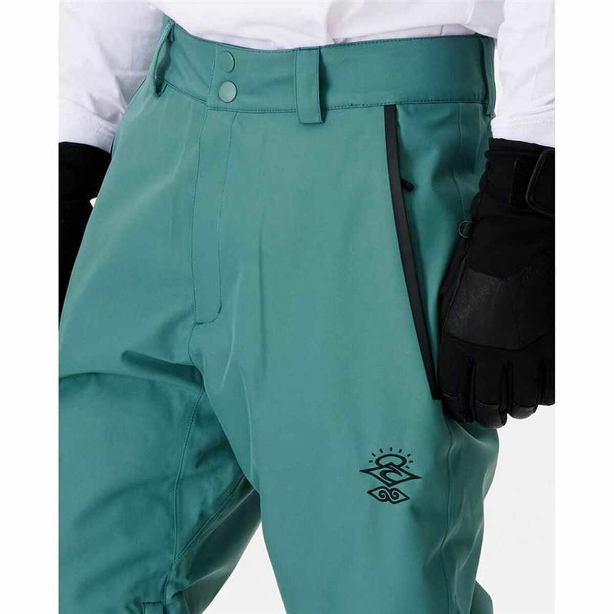 Skidbyxor Rip Curl Rocker Ski Turkos Män - 3