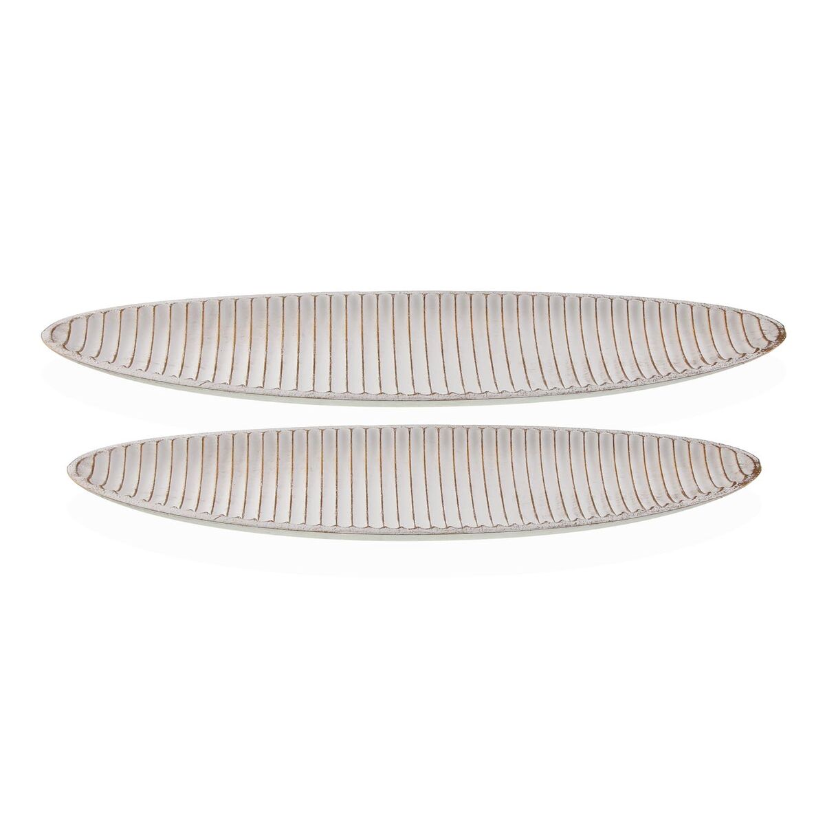 Bordsdekoration Versa Gyllene Trä MDF 16 X 4,5 X 64,5 CM - 3