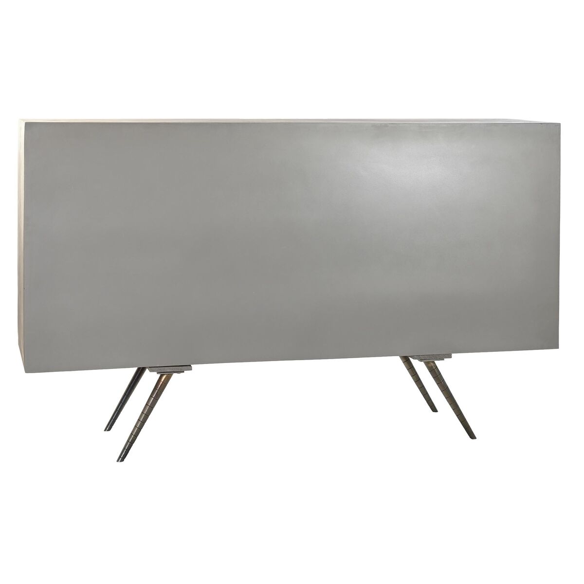 Skänk DKD Home Decor Vit Grå Gyllene Metall Mangoträ 152 x 43 x 84 cm - 2