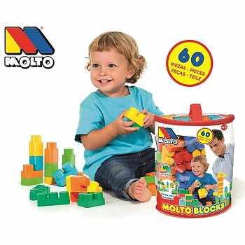 Båt med byggklossar Moltó Blocks (60 pcs)