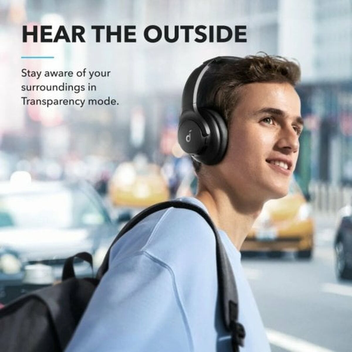 Diademhörlurar Soundcore Blå - 6
