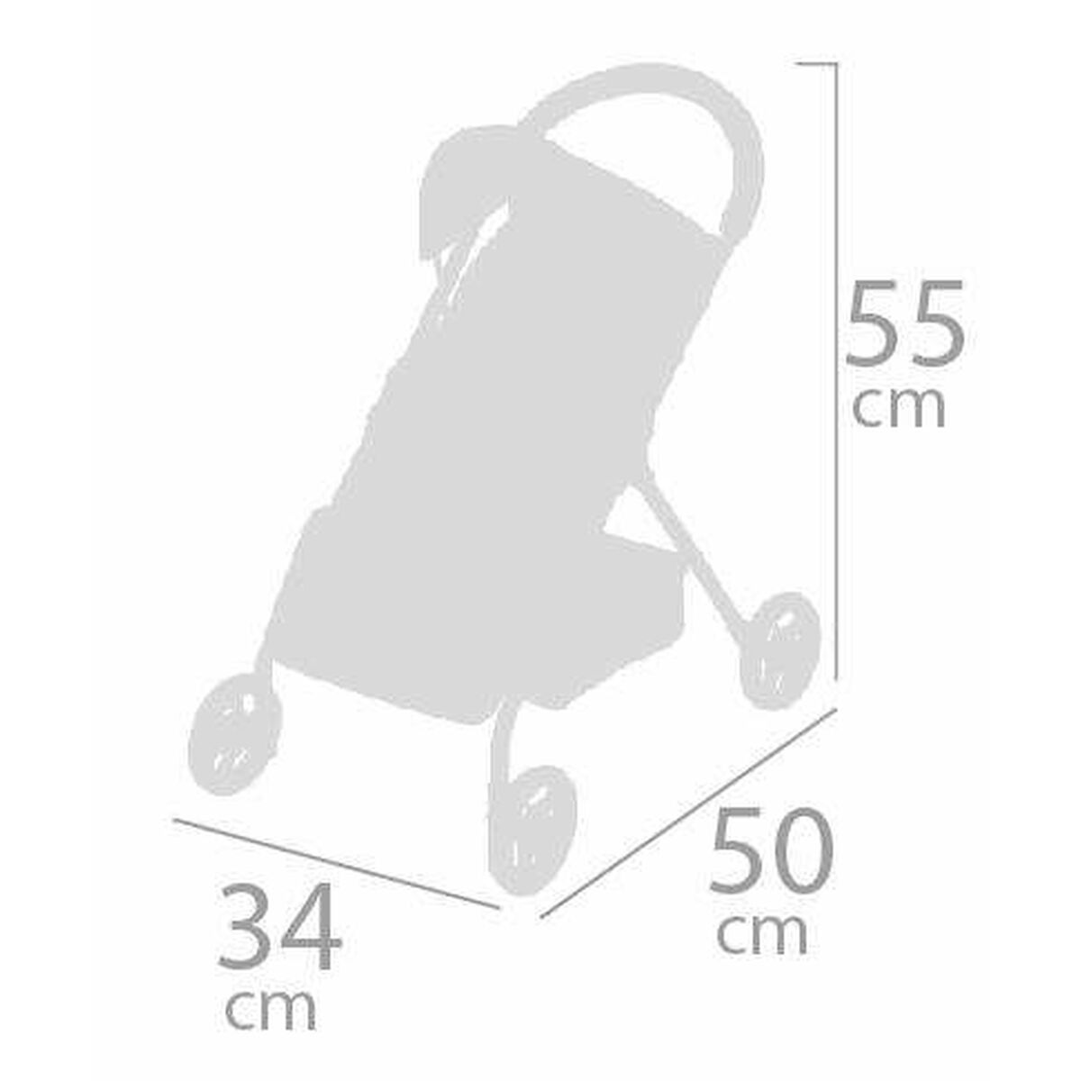 Dockvagn Decuevas 34 x 50 x 55 cm - 4