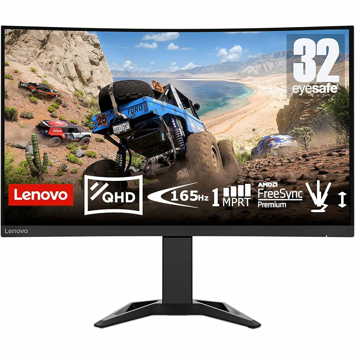 Monitor Gaming Lenovo 32" Quad HD LED Qwerty Spanska