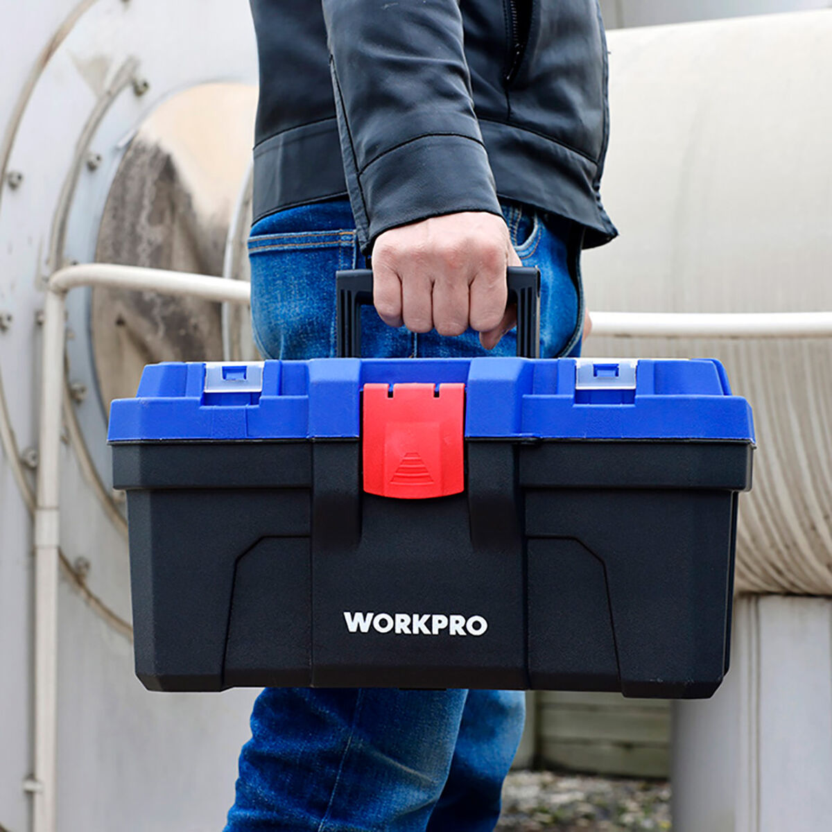 Verktygslåda Workpro PVC Plast 41 x 23 x 20,5 cm - 12