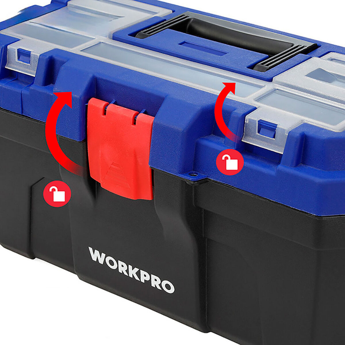 Verktygslåda Workpro PVC Plast 41 x 23 x 20,5 cm - 2