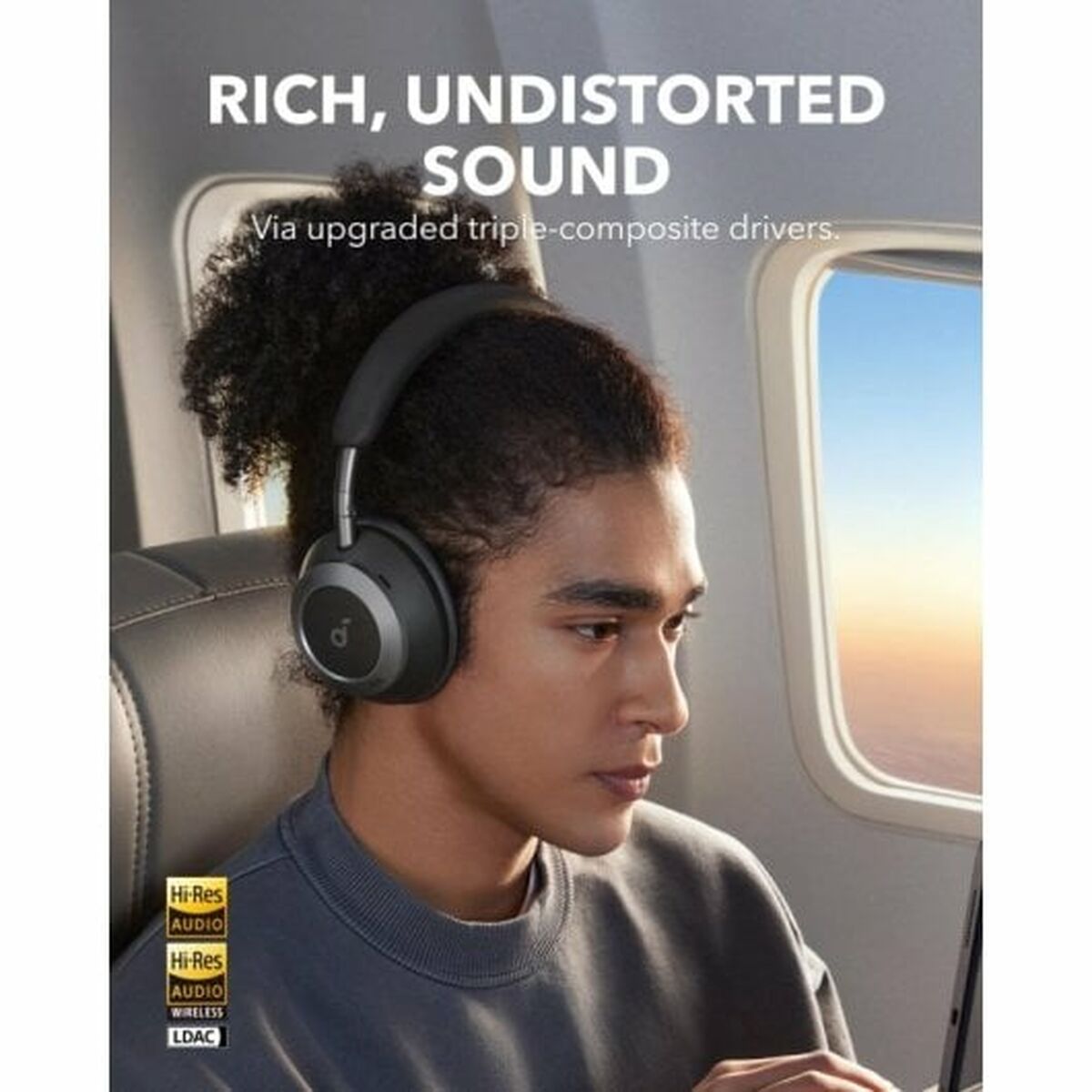 Diademhörlurar Soundcore Svart - 5