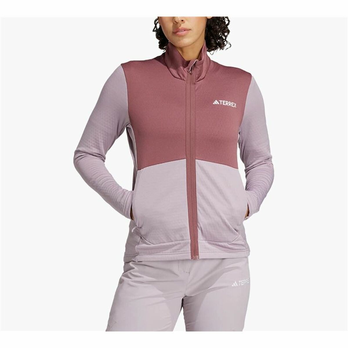 Sportjacka, Dam Adidas Terrex Multi Light Fleece Rosa - 2