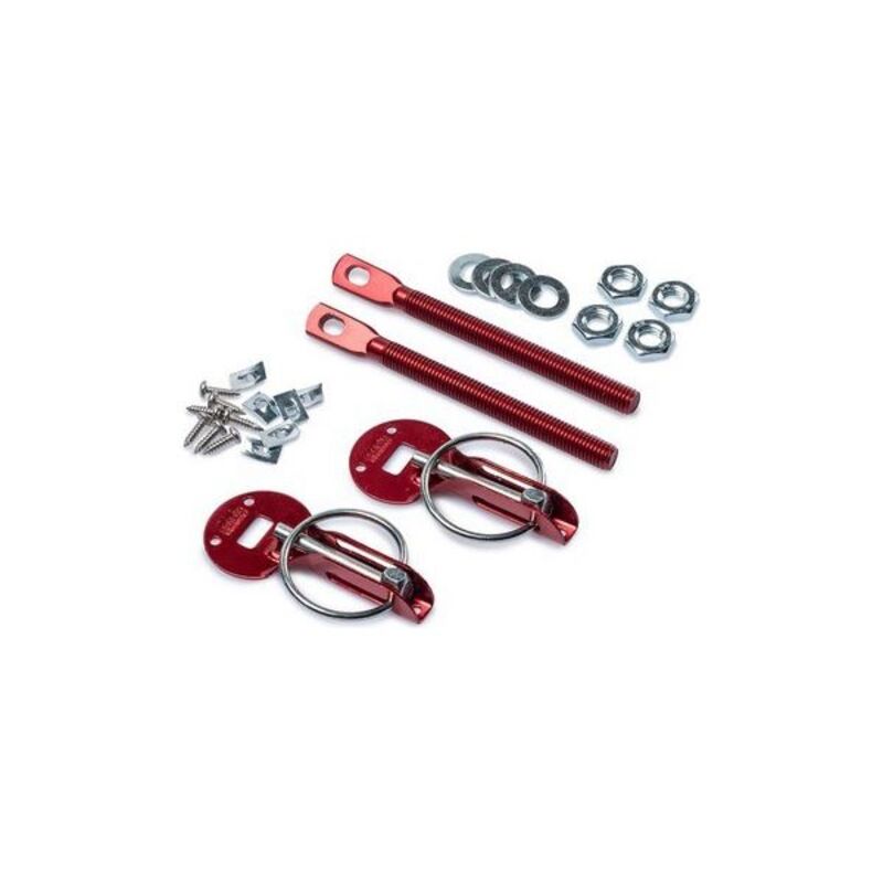 Motorhuvslås Sparco 01606AR Röd - 4