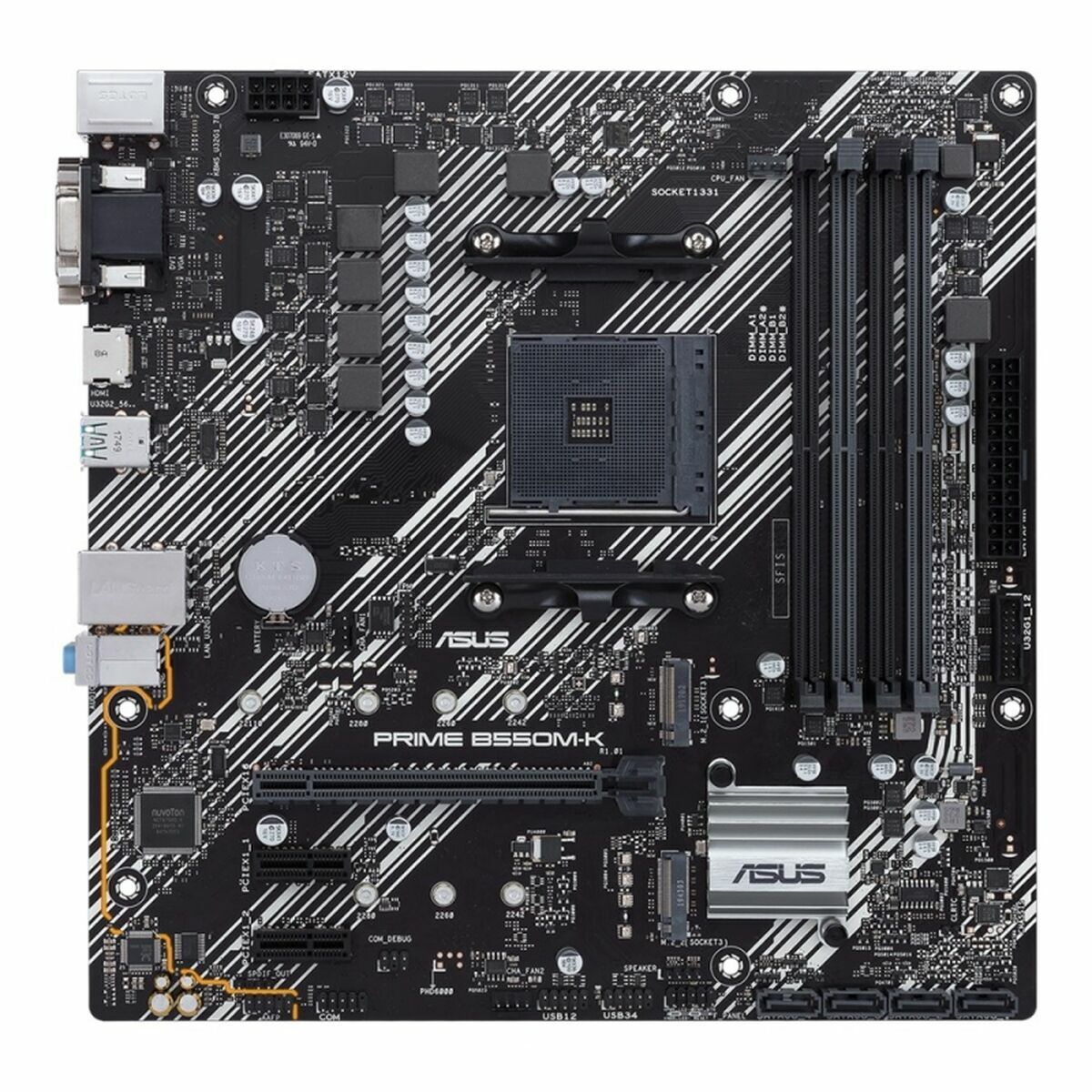 Moderkort Asus AMD AM4 AMD B550 AMD