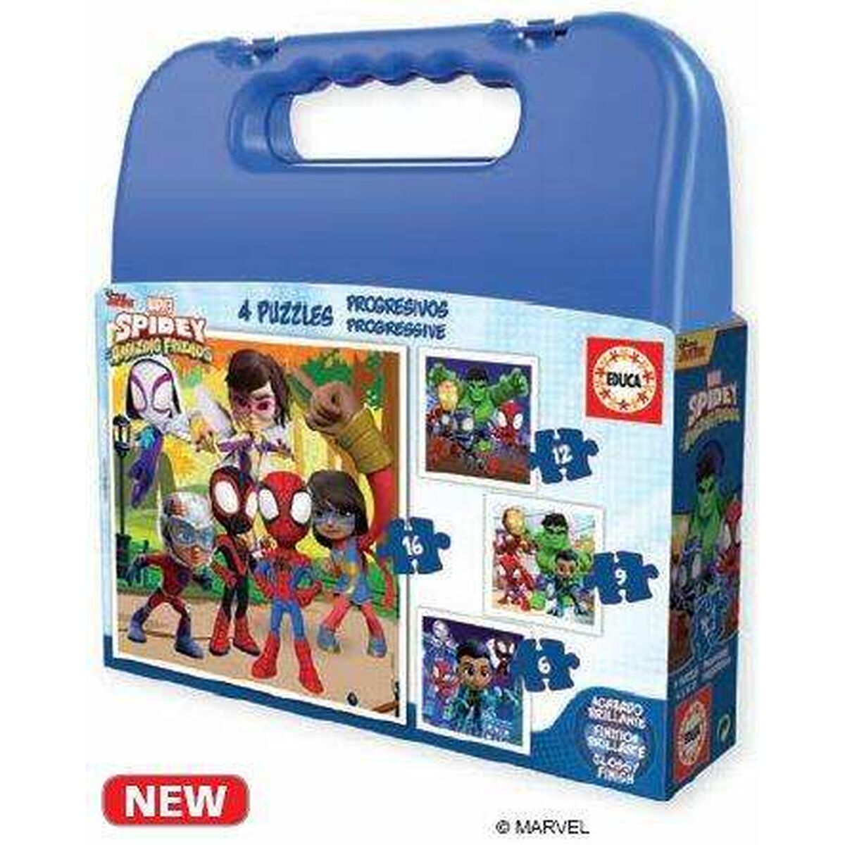 Set 4 pussel Spidey Portfölj - 2