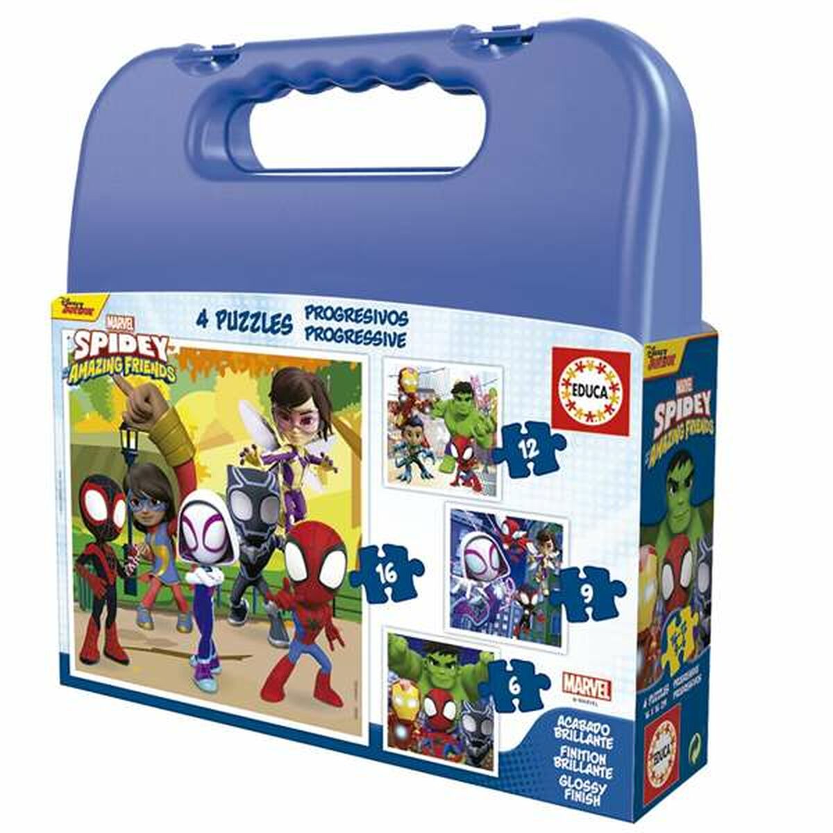 Set 4 pussel Spidey Portfölj - 3
