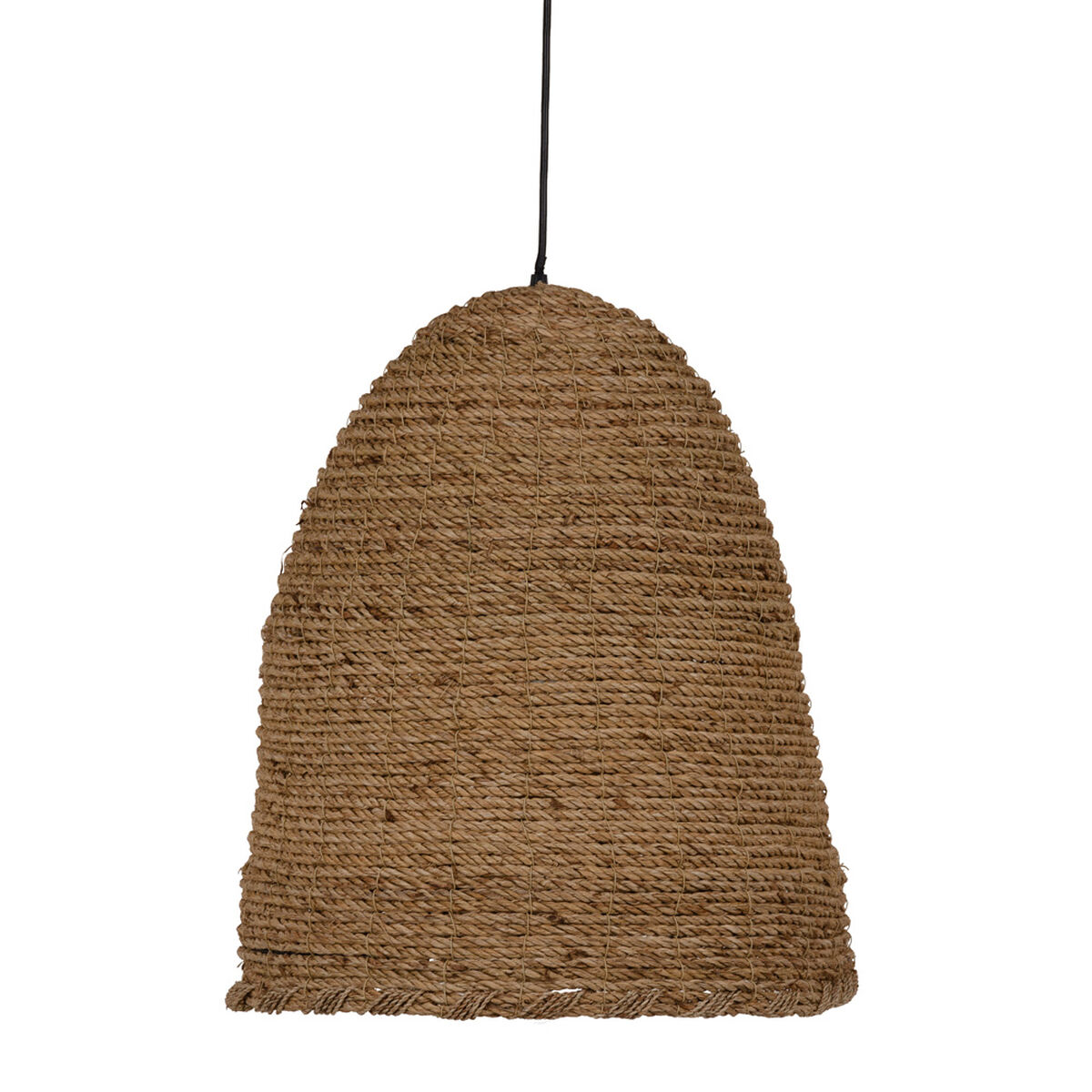 Taklampa 43 x 43 x 52 cm Naturell Ø 43 cm Fibrer