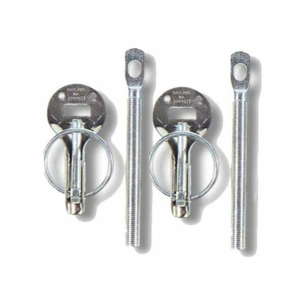 Motorhuvslås Sparco 01606S Silvrig - 4