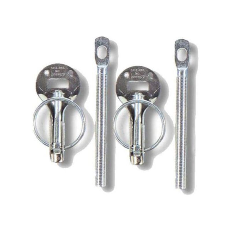 Motorhuvslås Sparco 01606S Silvrig - 2