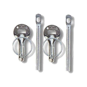 Motorhuvslås Sparco 01606S Silvrig