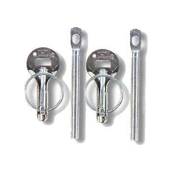 Motorhuvslås Sparco 01606S Silvrig