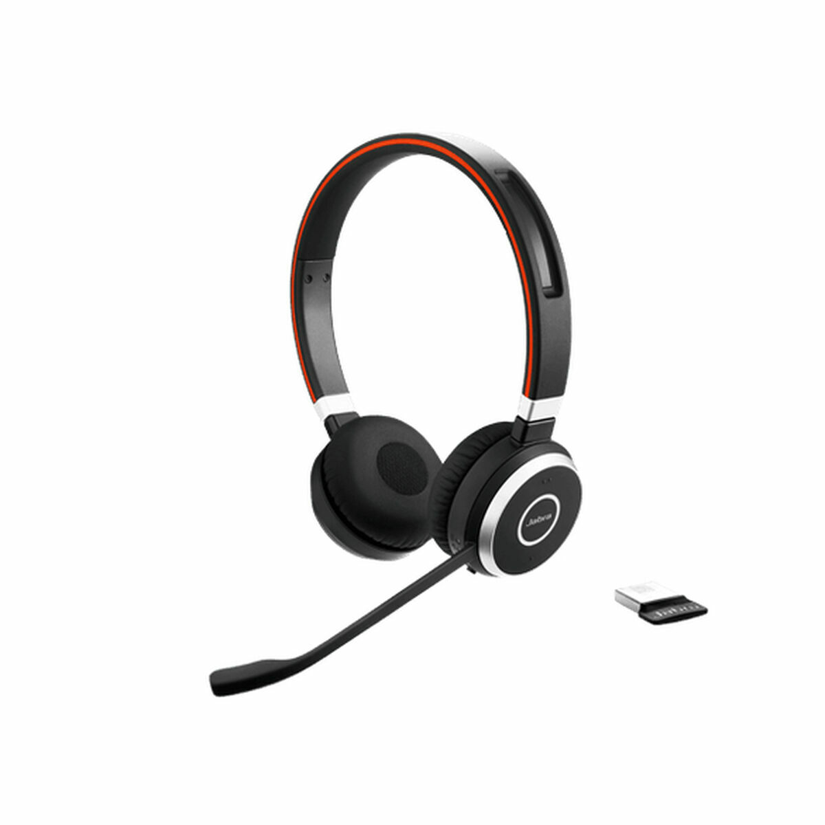 Hörlurar med Mikrofon Jabra 6599-833-309 Svart - 2