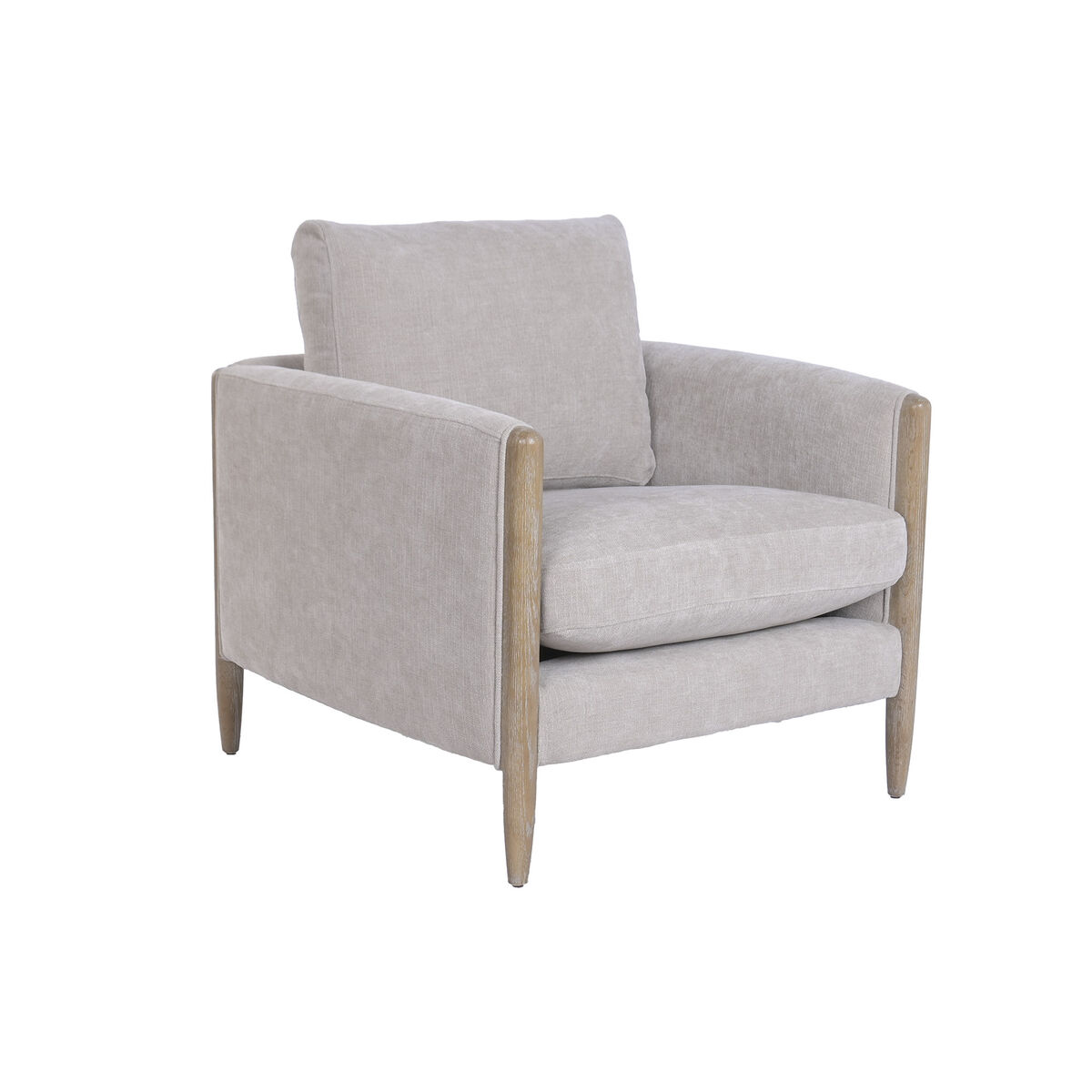 Fåtölj Home ESPRIT Polyester Aske 82 X 82 X 82 CM