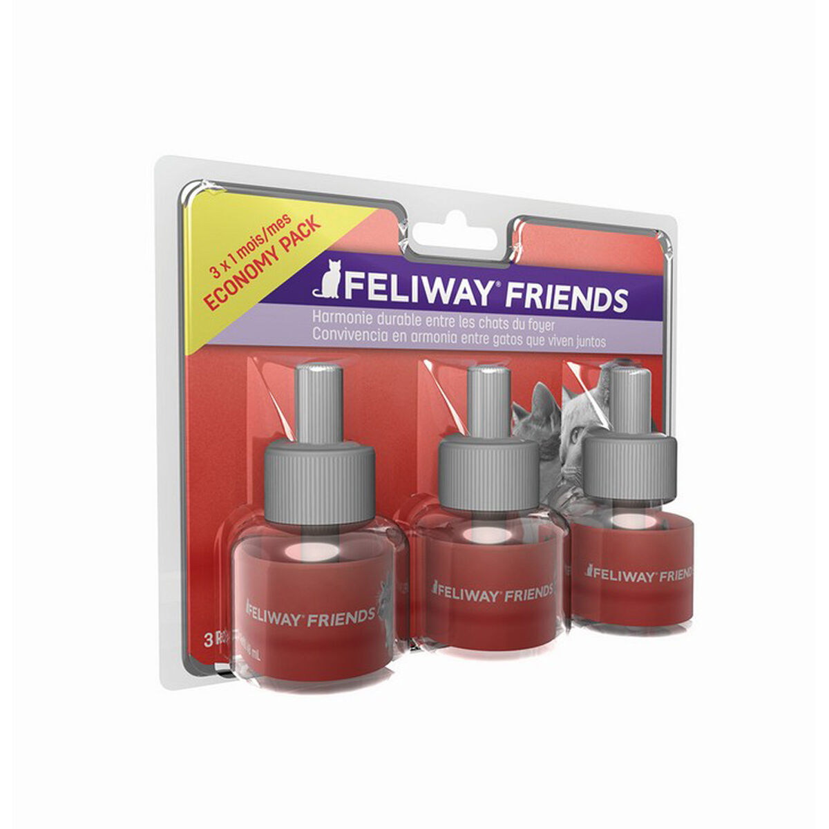 Luktborttagning Ceva Friends Katt 3 x 48 ml - 2