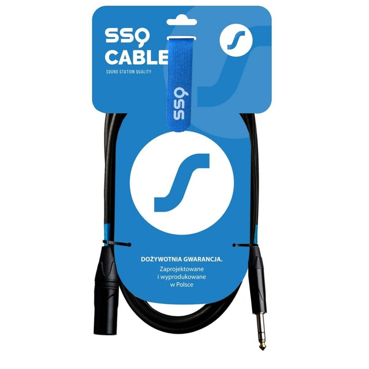 XLR-kabel för jack Sound station quality (SSQ) SS-1463 3 m