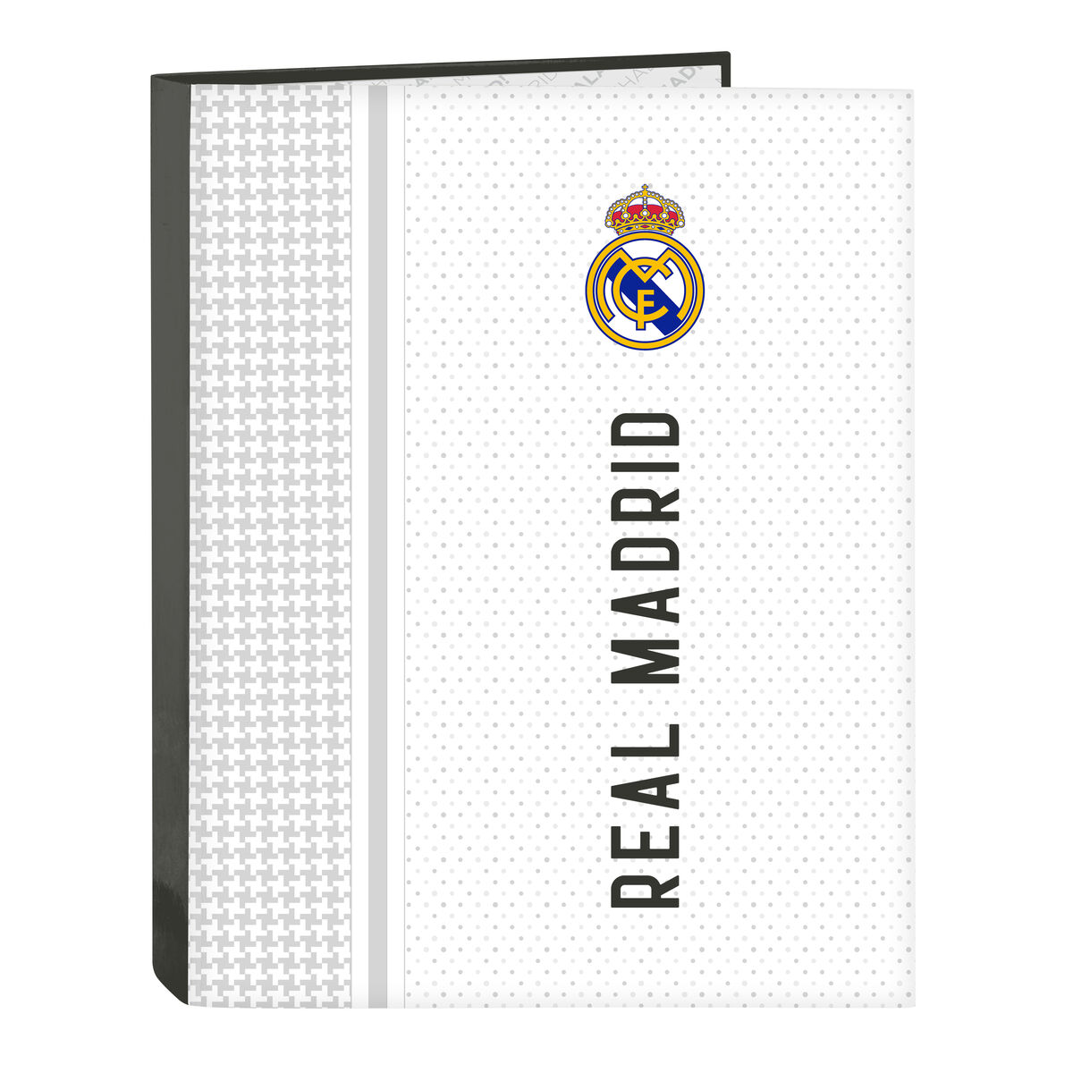 Ringpärm Real Madrid C.F. Vit Grå A4 26.5 x 33 x 4 cm
