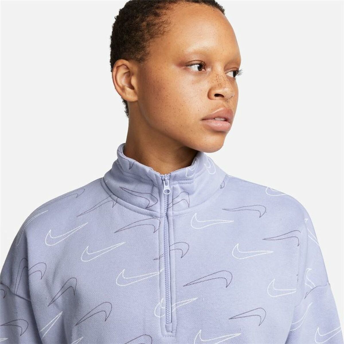 Tröja utan huva Dam Nike Lila - 3