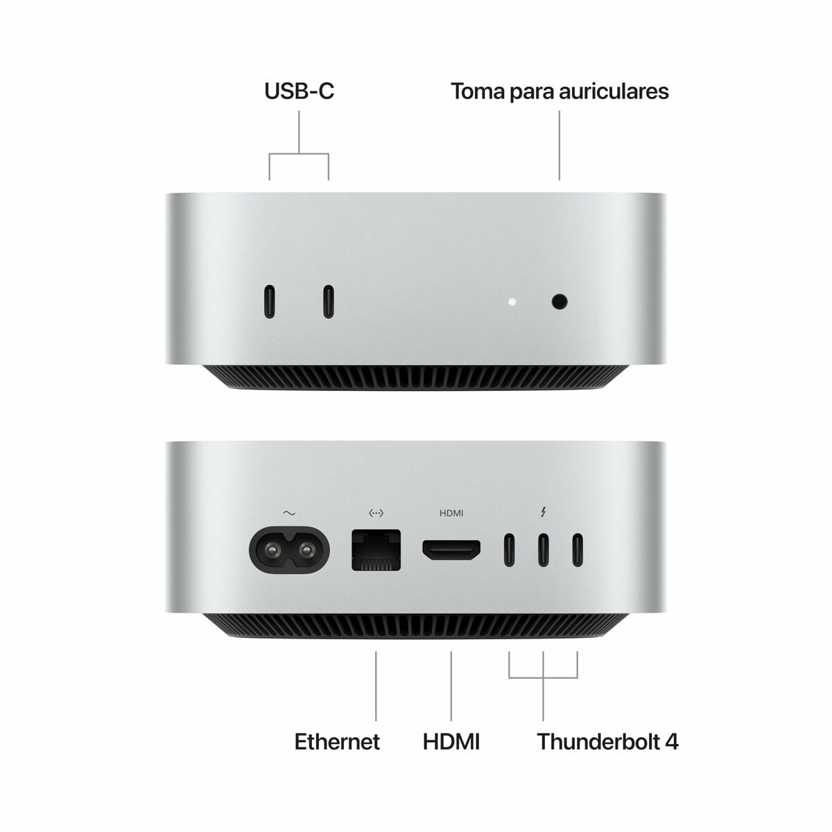 Mini PC Apple MU9D3YP/A 16 GB RAM 256 GB SSD - 2