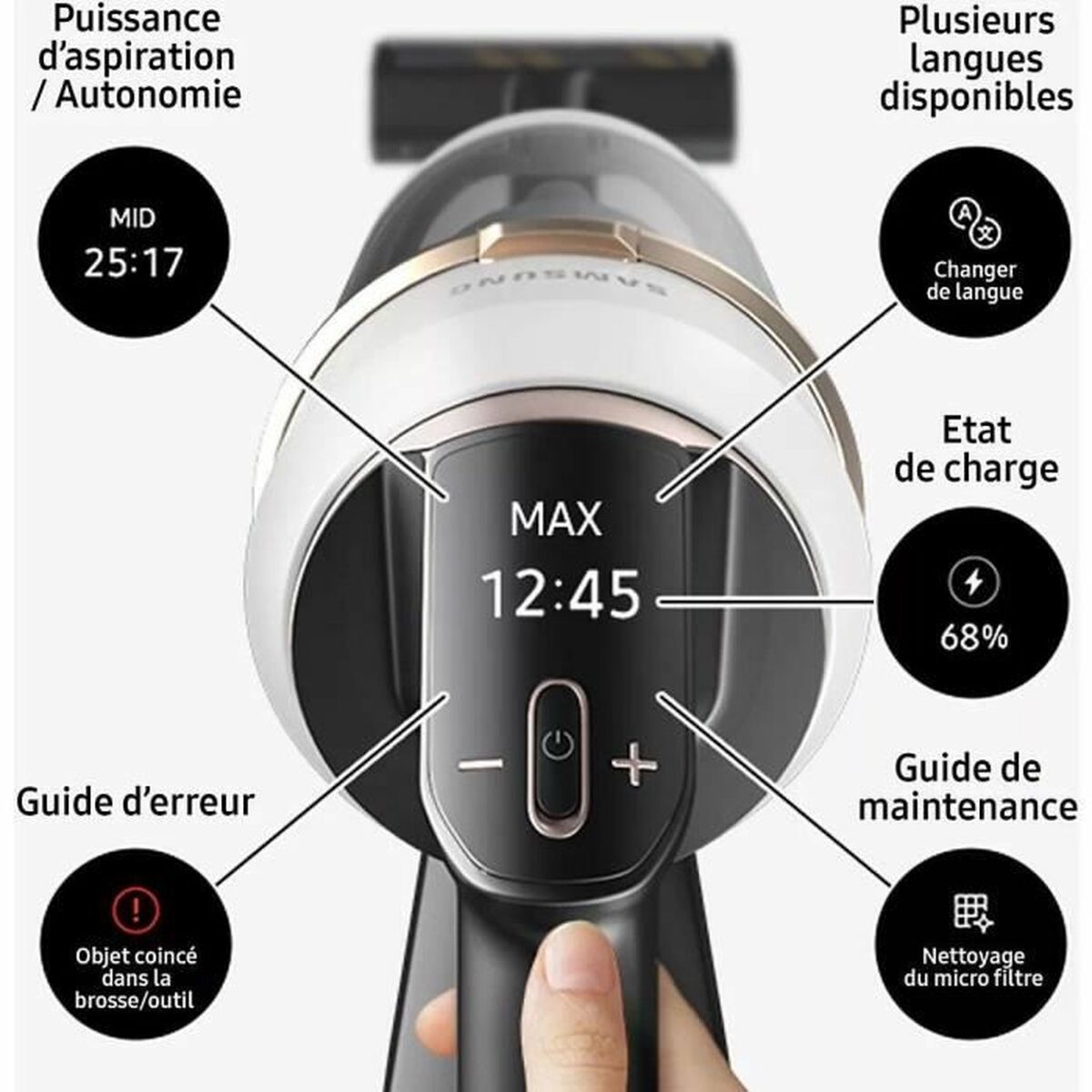Dammsugarborste Samsung 580 W - 4