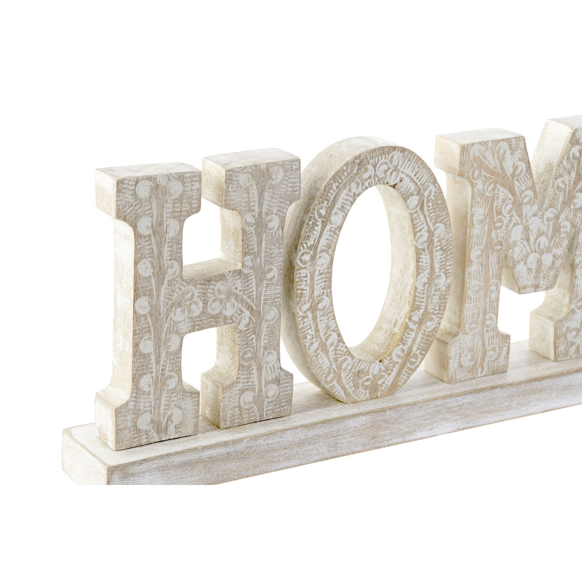 Prydnadsfigur DKD Home Decor Vit Avskalad 40,5 x 5 x 15 cm (2 antal) - 3