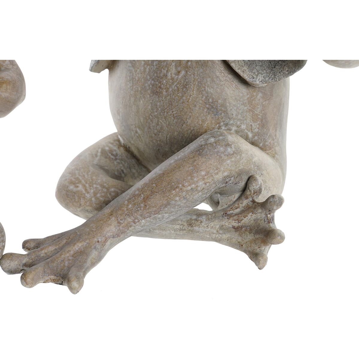 Prydnadsfigur DKD Home Decor Musiker 23 x 19,5 x 22,5 cm Brun Groda (3 antal) - 5