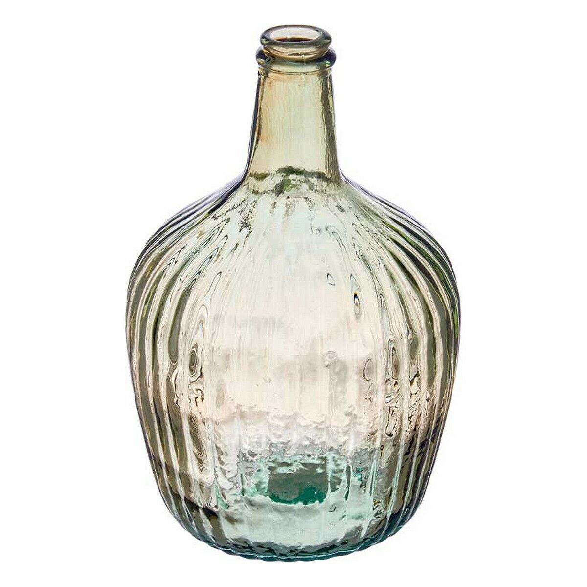 Dekorativ flaska Gift Decor Transparent Champagne Ränder 4 L 17 x 29 x 17 cm Dekoration (4 antal) - 3