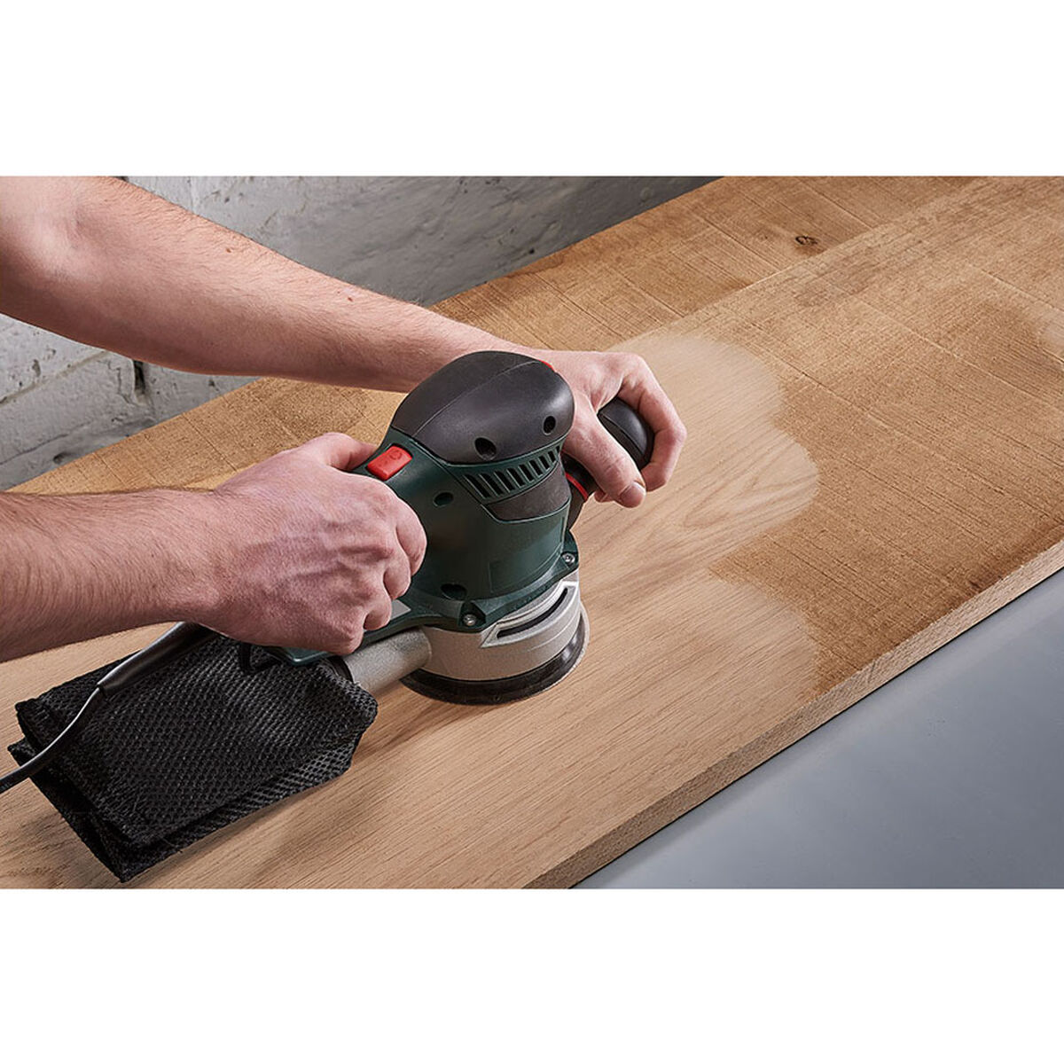 Slippapper med flera hål för excenterslipmaskin Wolfcraft 1109000 Ø 125 mm 180 g 5 antal - 5