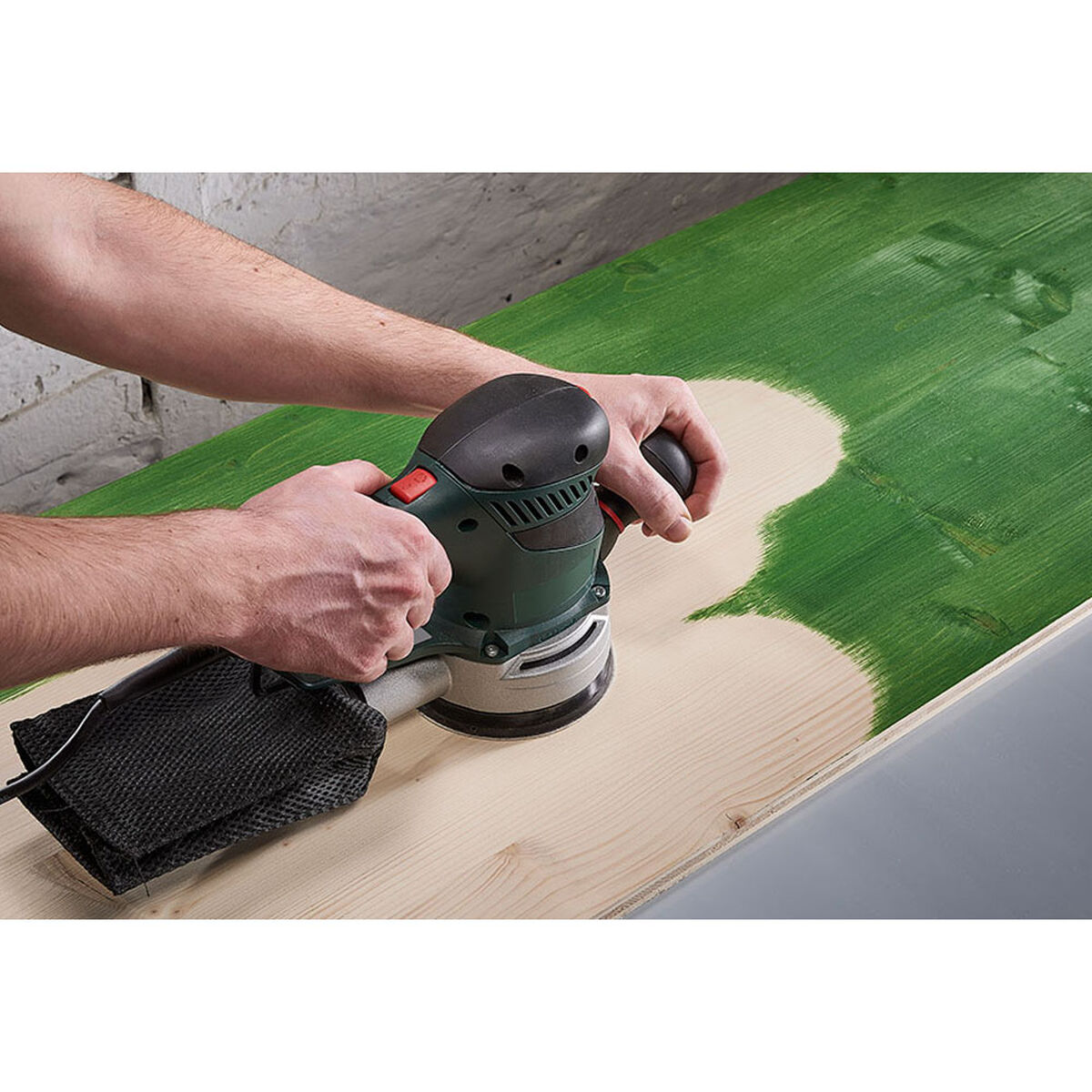 Slippapper med flera hål för excenterslipmaskin Wolfcraft 1109000 Ø 125 mm 180 g 5 antal - 8