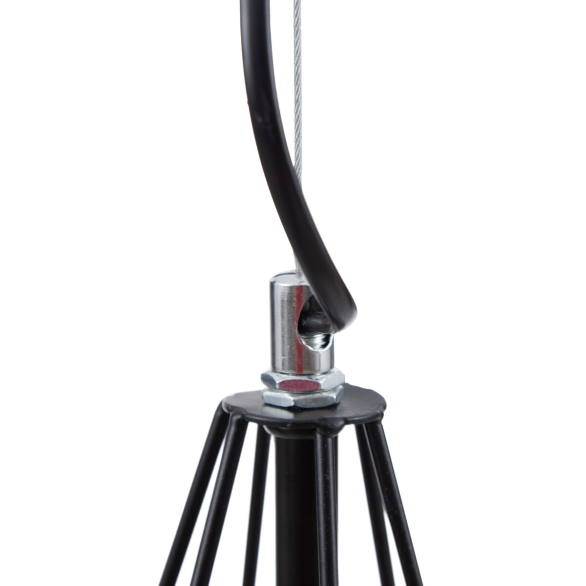 Taklampa Svart Metall 26 x 26 x 46 cm - 7