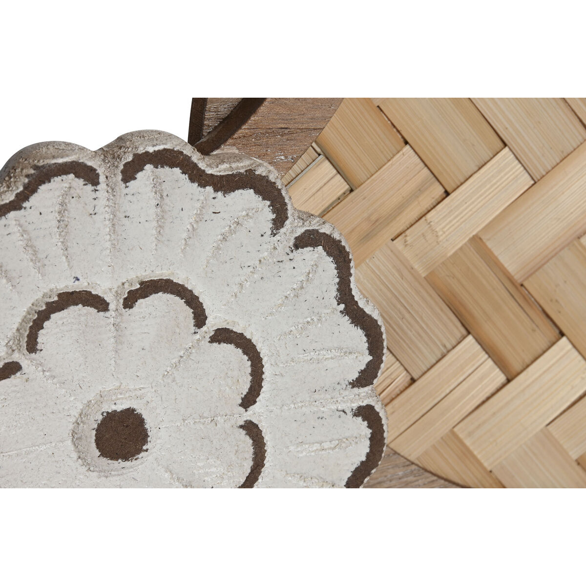 Väggdekoration Home ESPRIT Naturell Cirklar 75 x 4,5 x 38 cm - 3