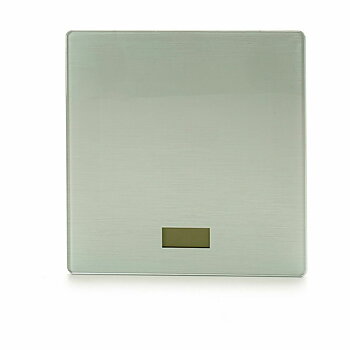 Digital Badrumsvåg Transparent Silvrig Glas Plast 2,8 x 31 x 31 cm (6 antal)