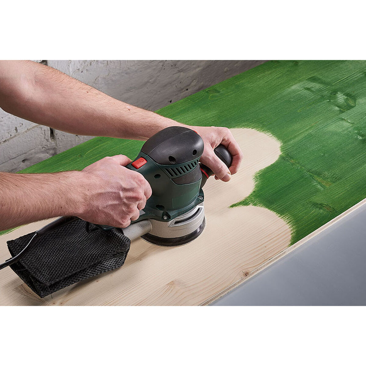 Slippapper med flera hål för excenterslipmaskin Wolfcraft 1107000 Ø 125 mm 80 g 5 antal - 8