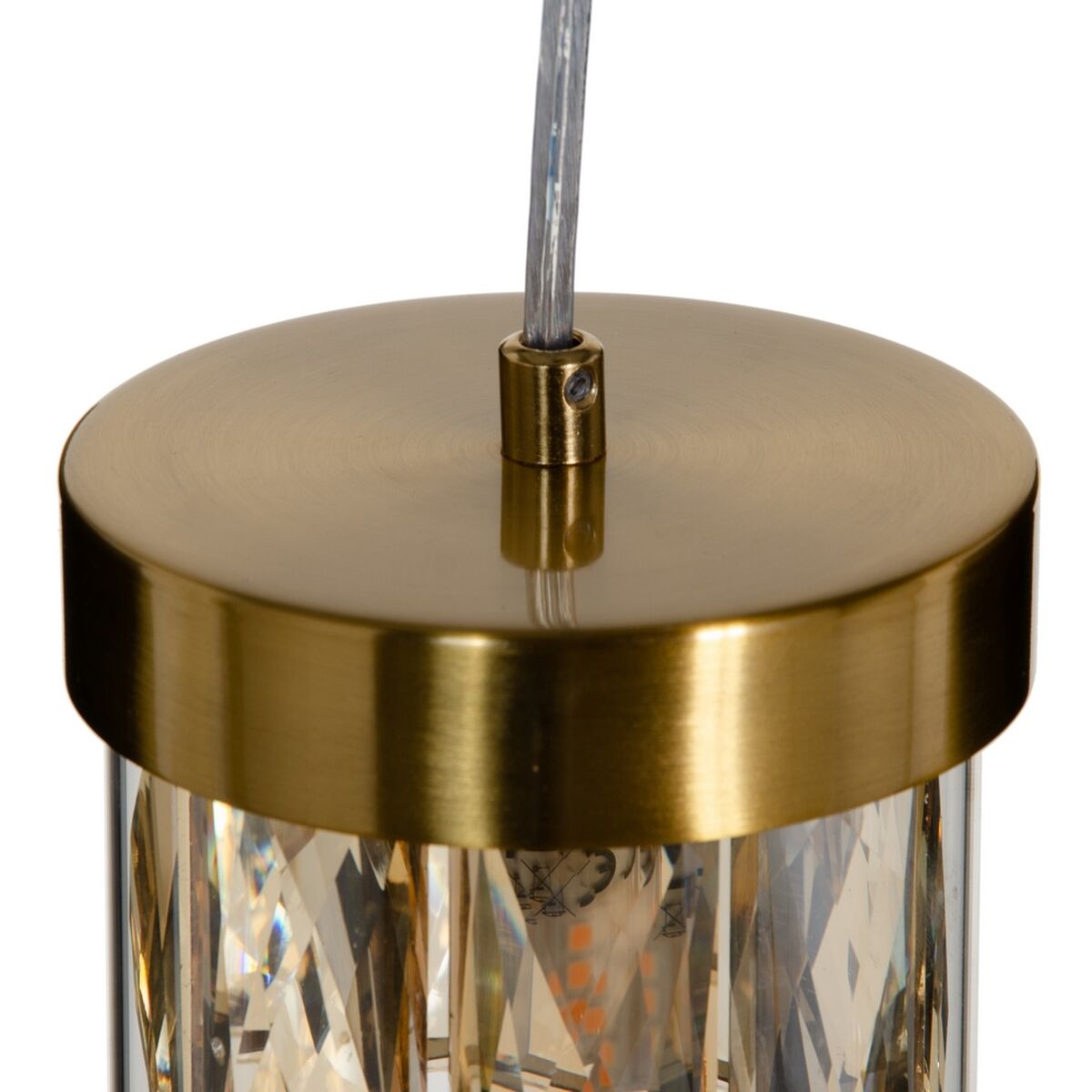 Taklampa Glas Gyllene Metall 27 cm 31 x 31 x 45 cm - 6