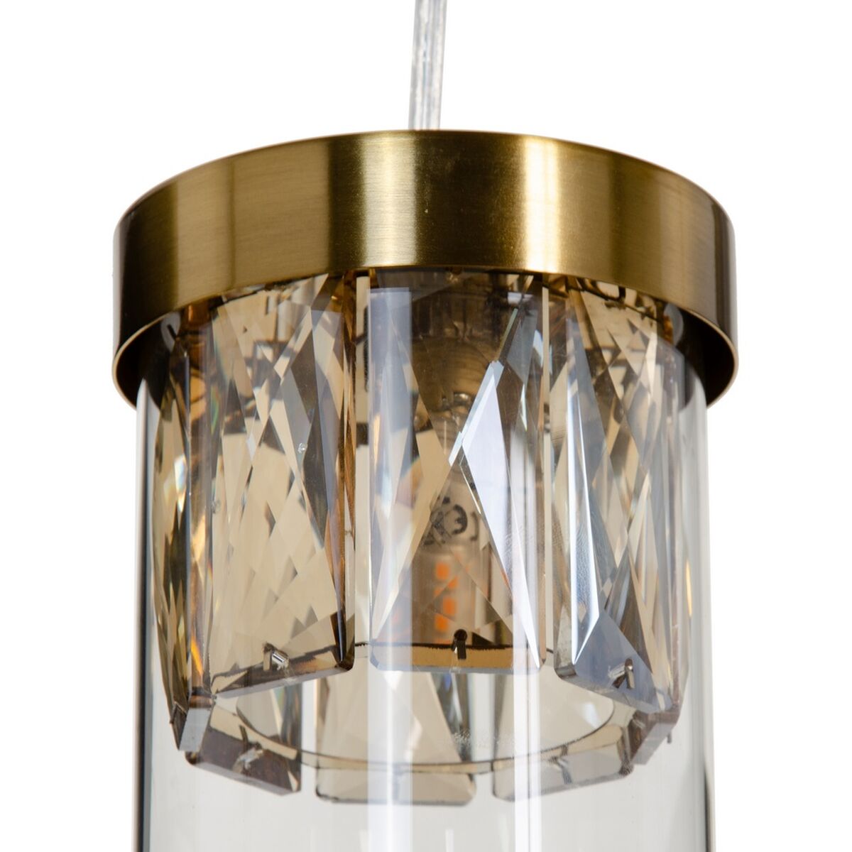 Taklampa Glas Gyllene Metall 27 cm 31 x 31 x 45 cm - 5